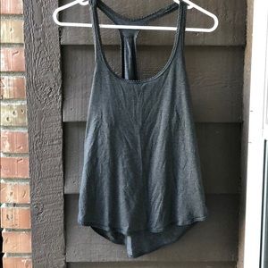 Lululemon 105 f singlet grey size 4